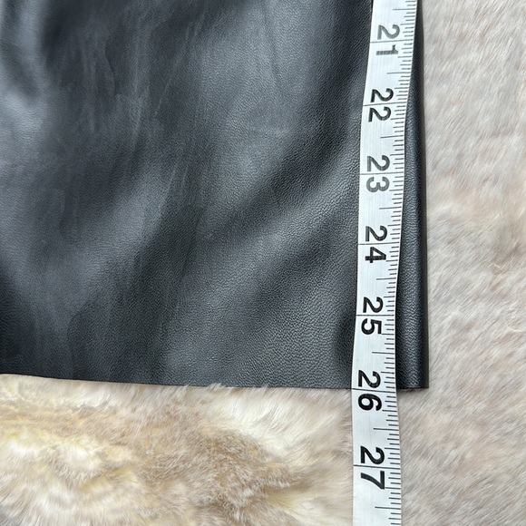 H&M | Black Flared Faux Leather Pants - Picture 9 of 12